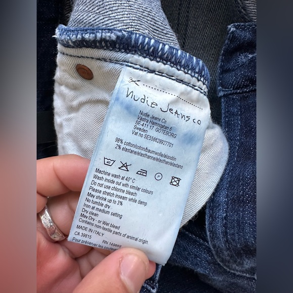 NUDIE SKINNY JEANS 31 X 32 - Picture 8 of 9